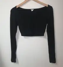 Long Sleeve Cropped Shirt