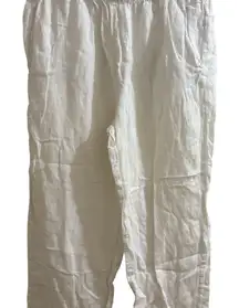 Cynthia Rowley White Linen Pants