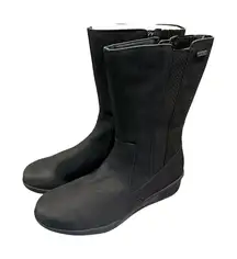 Aravon Fairlee Women’s Black Leather Waterproof 200G Thinsulate Mid Calf Boots 