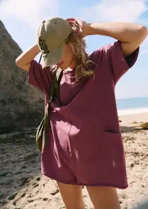 Free People Hot Shot Tee Romper