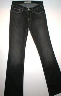 New J Brand Boot Leg Cut 918 Jeans Womens Ash Gray Low Tall Boot 25 27 X 35 USA