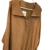 Aerie | Quarter zip brown pullover