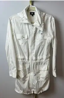 W by Worth White Anorak Utility Jacket Sz. P