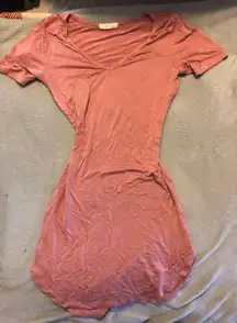 Pink Tee shirt Dress