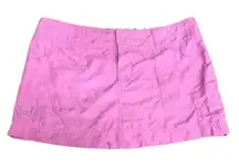 Roxy Y2K Pink Barbiecore Mini Swim Cover Skirt 6