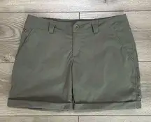 Outdoor Research Equinox Metro Hiking Shorts Mushroom Green Size 2