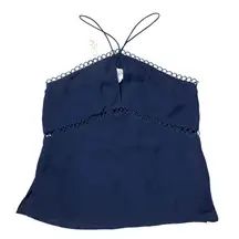 Cami NYC Navy Blue The Reese Silk Tank Top NEW