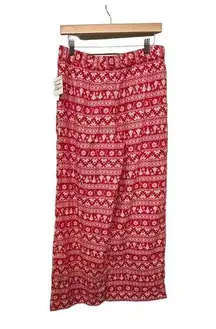 BP Flannel Lounge Pants Red Chinoise Ditsy Fairisle Snow Flake Candy Cane Tree M