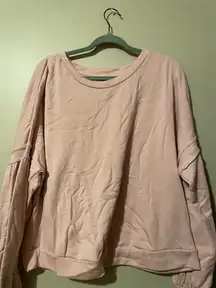 Wonderly Sweater Fun Sleeves Pink