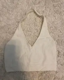 white halter top