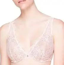 Third Love Lace Contour Bra Womens Size 34F Cream Soft Pink