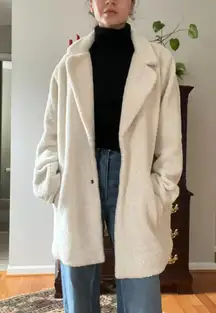 Lucky Brand White Trench Coat