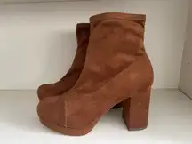 Suede Heeled Boots