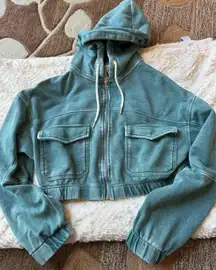 Urban Outfitters Cropped Hoodie Zip-Up