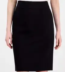 Calvin Klein Black Knee Length Pencil Skirt, Size 12