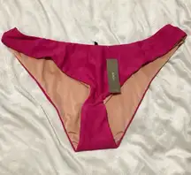 J. Crew Magenta Pink Bikini Swim Bottom L