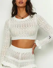 Embroidered Knit Top