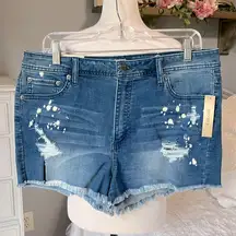 Denim Shorts Jean Super Soft Stretch Womens 15 True Craft