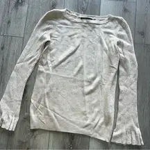 Banana Republic Filpucci Cashmere Merino Wool Cream Sweater S