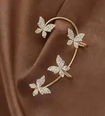 Butterfly Ear Cuff Left Side