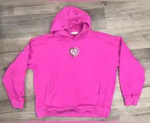 Teddy Fresh Hot Pink Heavy Cotton Hoodie Size XL