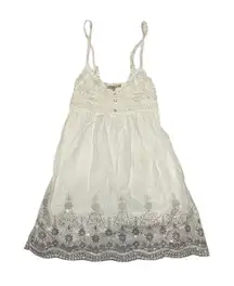 American Rag Cream Lace Detail Garment