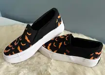 YRU Chill Bat Slip On Canvas Sneakers