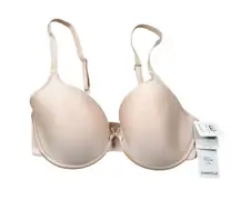 Chantelle C Ideal Back Smoothing Underwire Bra C19510 Beige Nude Size 30DD 30E