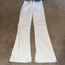 size 0 bootcut jeans, super stretch