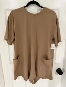 Free People Hot Shot Tee Romper