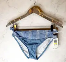 Ella moss heart keyhole bikini bottom blue