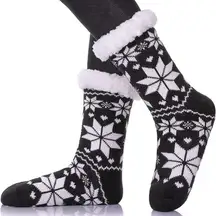 Nib! Women’s thick winter snowflake socks