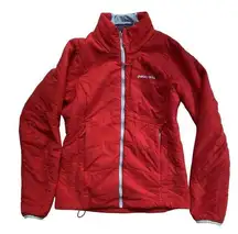 *flaws* Patagonia Nano Air Jacket Women's Small Red Full Zip Long Sleeve 84255