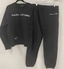 Marc Jacobs Women's "The Sweatshirt/The Sweatpants" Set in Black - Large - NWT