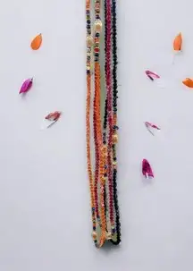 Waist Beads African Elastic Belly Chain Colorful Festival Rave Body Jewelry #10