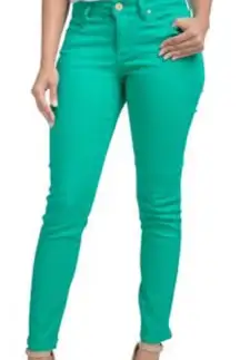 ✨ HP✨Kenneth Cole Green Mid Rise Skinny Jeans✨