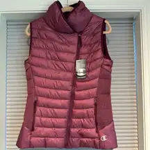 NWT  purple quilted vest