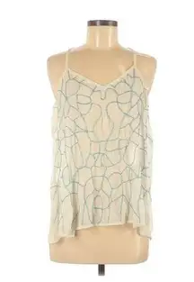 Lulumari Sleeveless Spaghetti Strap Beaded Cami