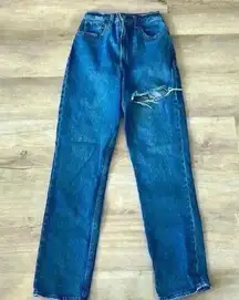 Abercrombie & Fitch Curve Love Ultra High Rise 90s Straight sz 26/2L (as is)