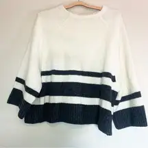 Banana Republic Wool Blend Striped Sweater Size L