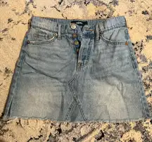 Aeropostale Jean Skirt Mini High-Rise