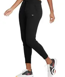 Nike  Dri FIT Get Fit Training Trouser Pants Crop Swoosh Logo Cotton Black M NWT