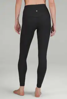 Lululemon Align High Rise Black Emboss Leggings