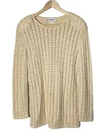 Breckenridge vintage cream‎ sweater large