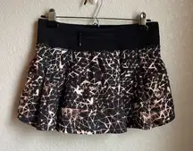 Lululemon Pace Rival Skirt II *4-way Stretch 
Sugar Crush Multi / Black