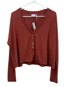 Urban Outfitters Out From Under Rust  Sweater size M NWT