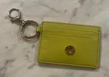 Spartina key card holder wallet lime green