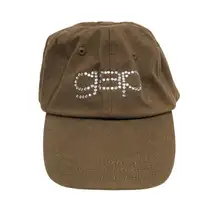 Gap Vintage Y2K Brown Rhinestone  Baseball Hat