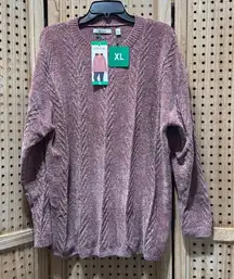 NWT Orvis Women's Crew Neck Long Sleeve Chenille Sweatshirt