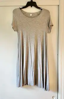 Gray Tshirt Dress